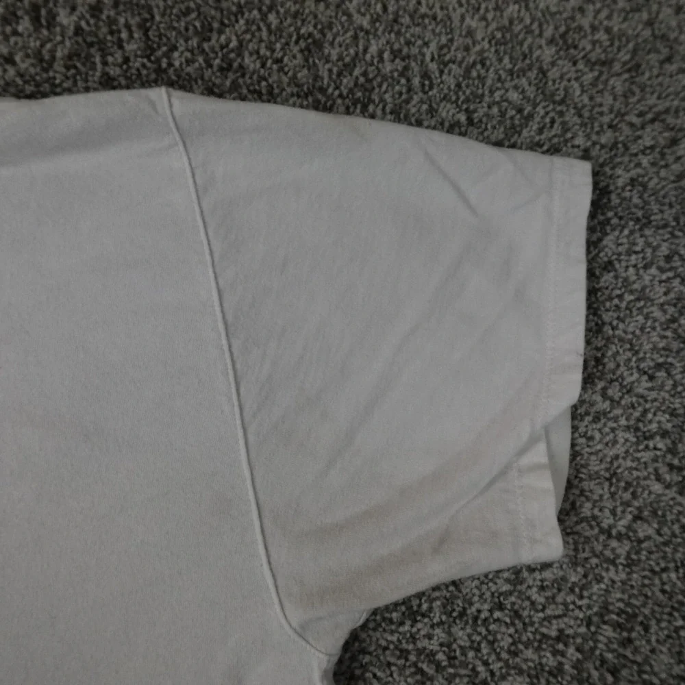 Champion Shirt Mens Large White Black Spell Out Preppy‎ Casual Athletic Active - Picture 10 of 14